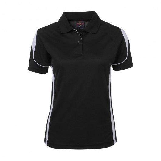 Black White Ladies Bell Polo